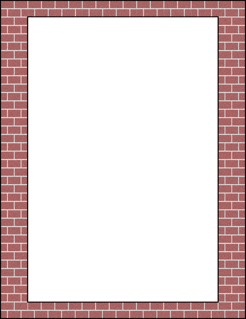 brick border frame