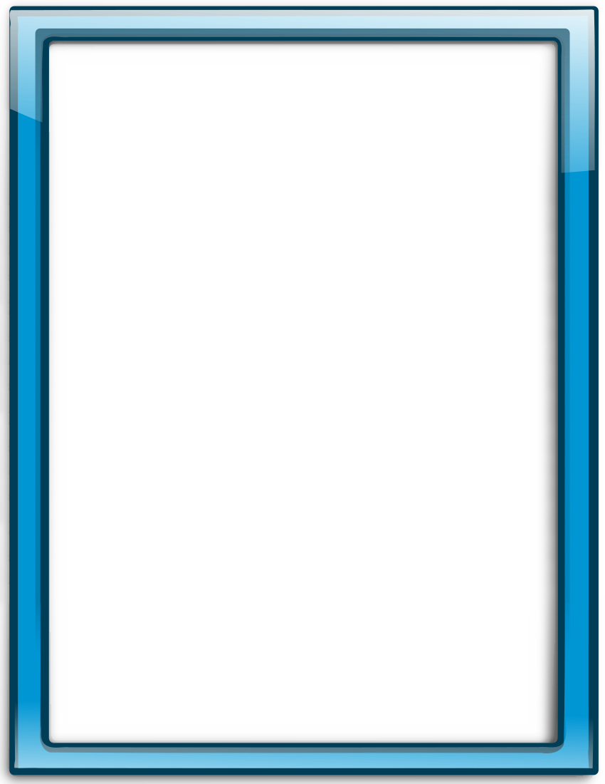 glass frame blue vertical