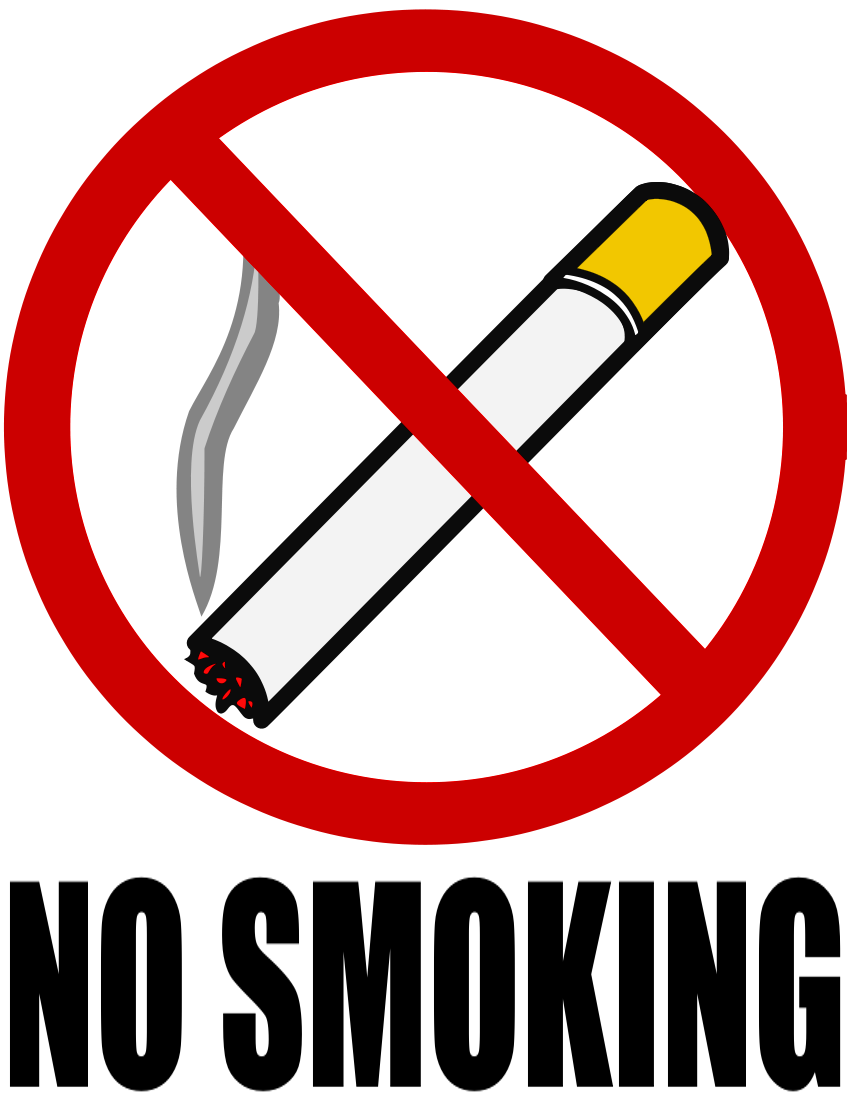 No Smoking page