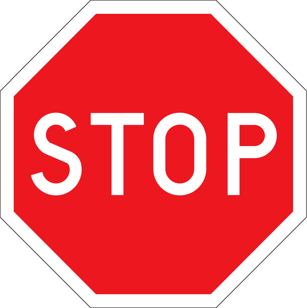 stop sign page