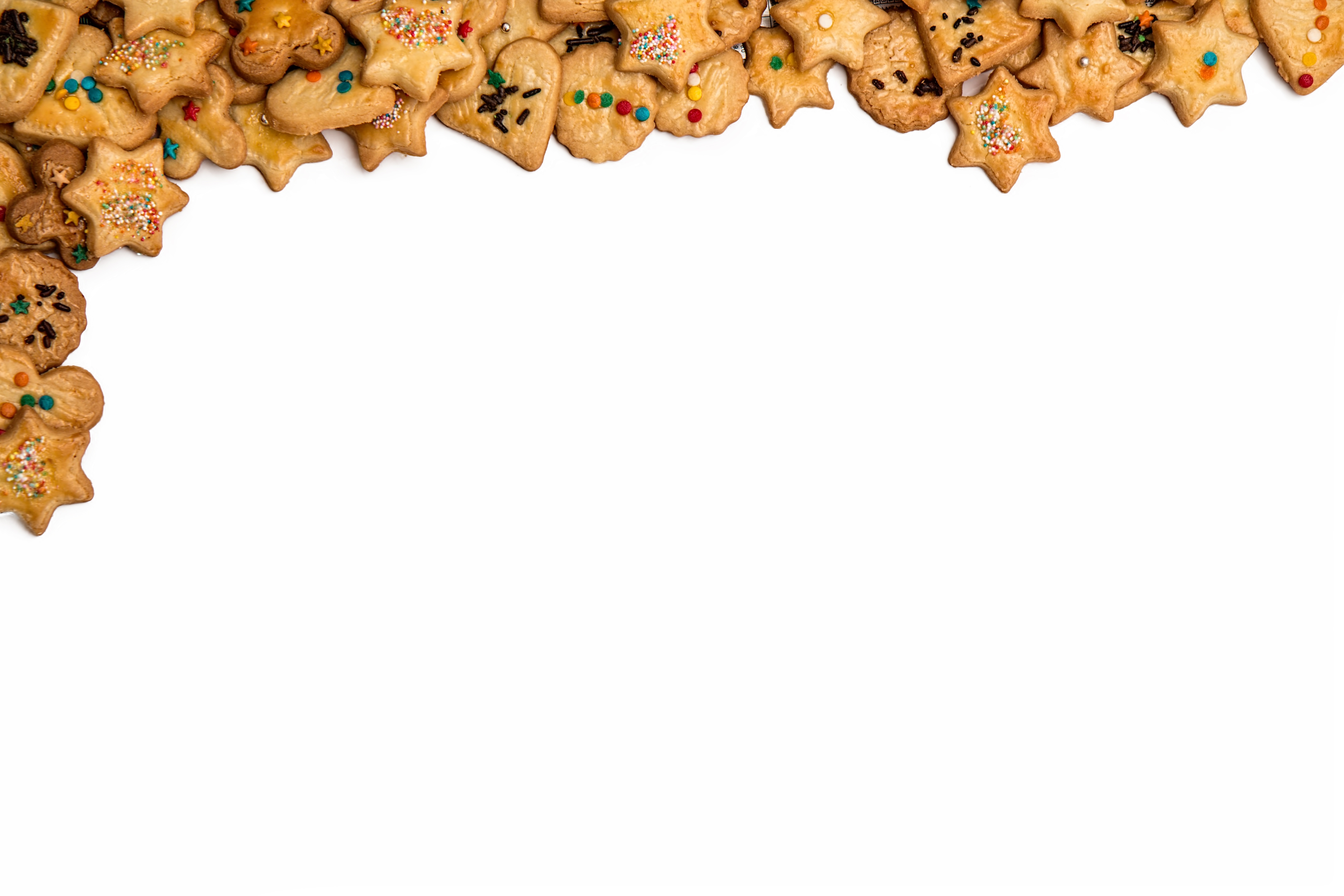 Christmas cookie border