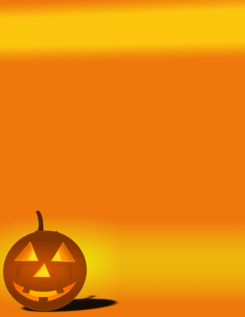Halloween Pumpkin page