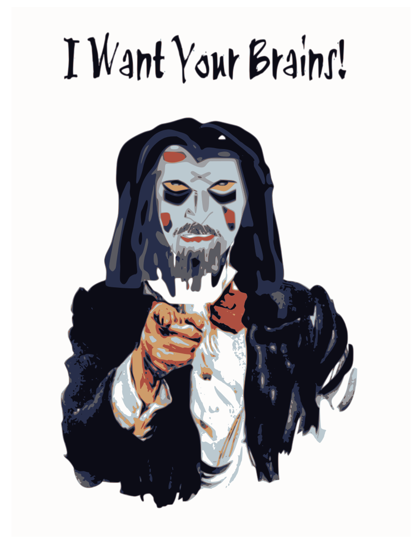 zombie brains I want page