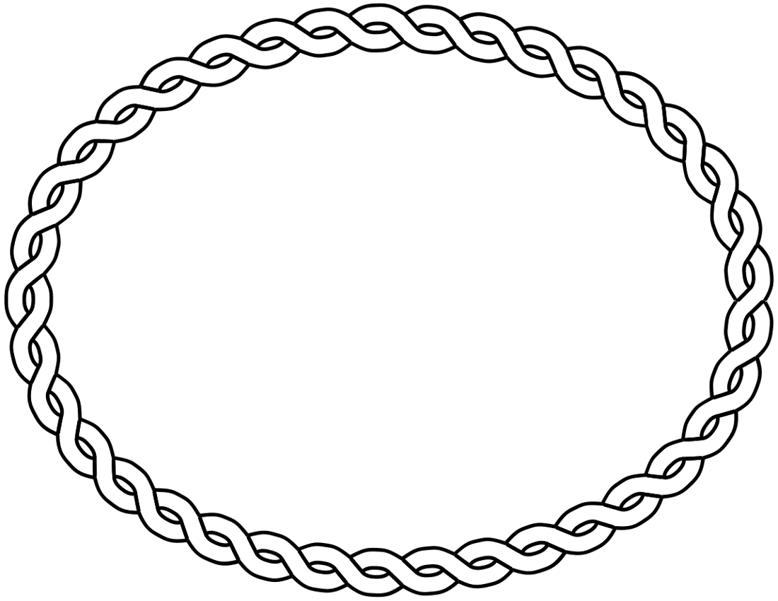rope border oval
