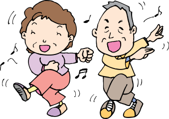 dancing singing couple