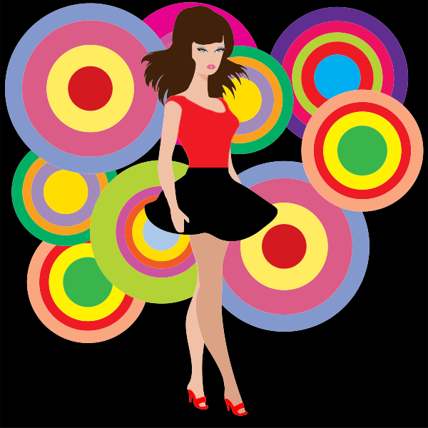 60s Disco Woman