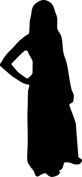 silhouette girl 1