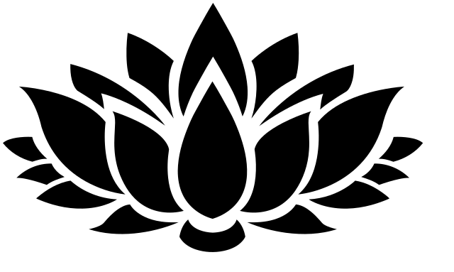 lotus flower BW