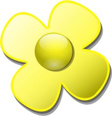 crystal flower yellow