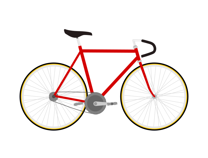 fixed gear bicycle
