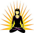 Yoga symbol woman
