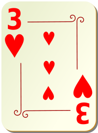 ornamental deck 3 of hearts 1