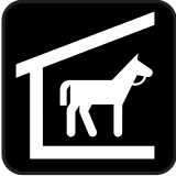 horse shelter icon