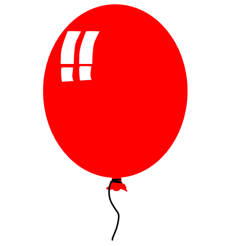 balloon fat red