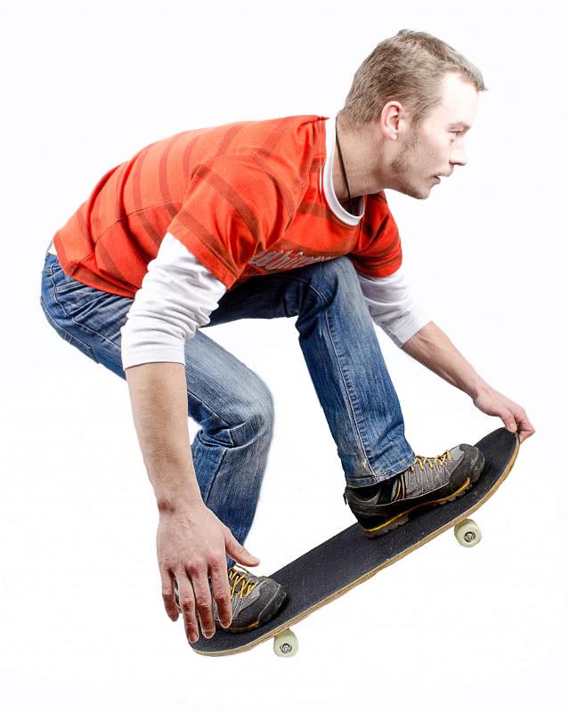 Skateboarder guy photo