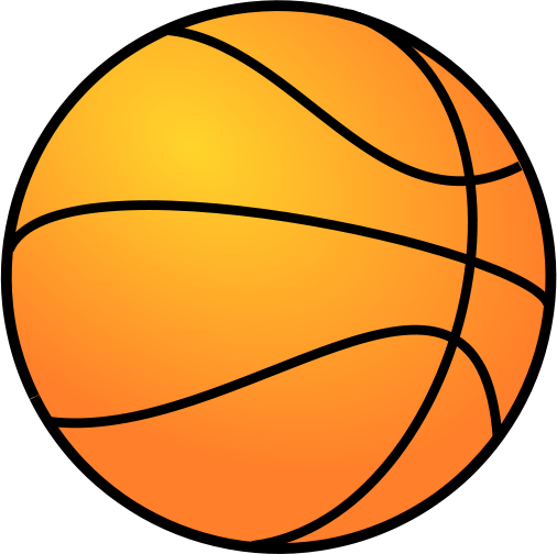 large basketball gradient color
