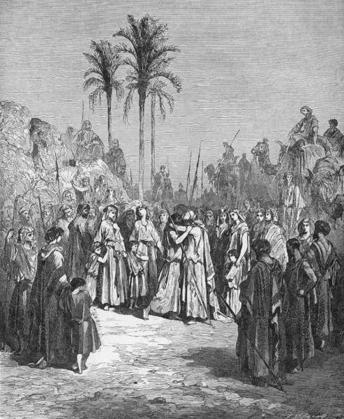 meeting of Jacob and Esau