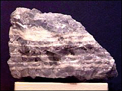 Calcite blue banded