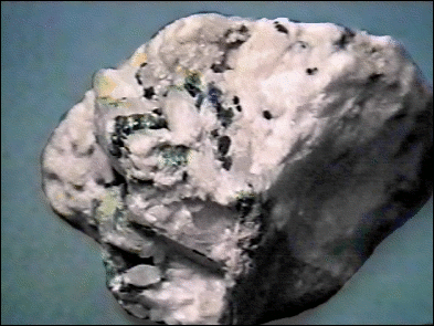 Caledonite w Linarite  Copper Lead Carbonate Sulfate Hydroxide