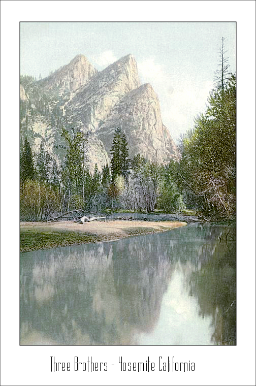 Three Brothers  Yosemite Calironia