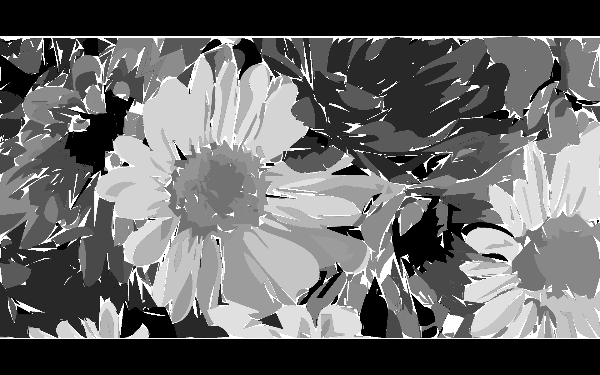 floral posterized