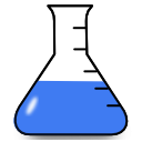 flask icon blue