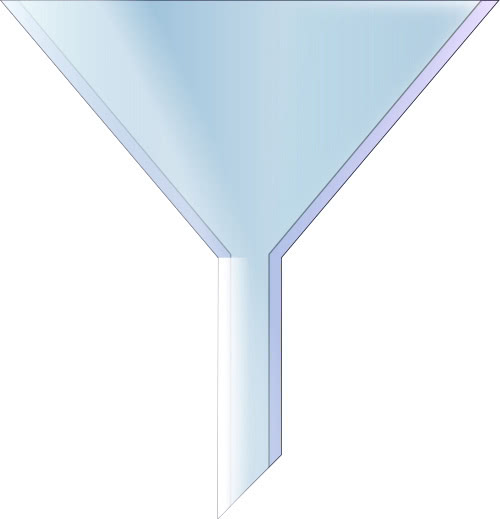 laboratory conical funnel