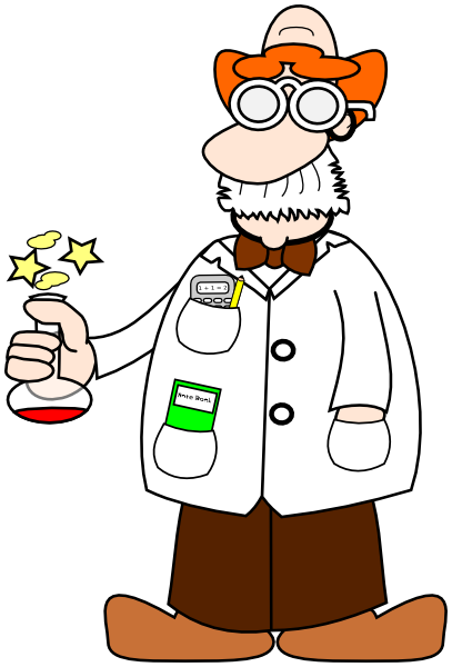 clipart scientist cartoon - photo #9