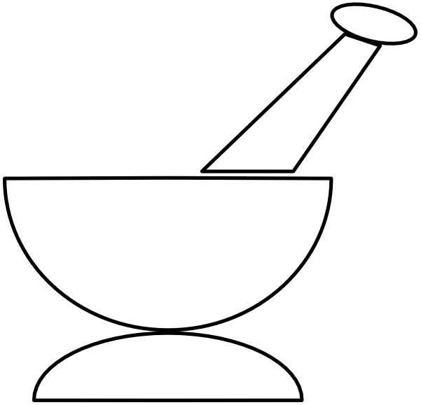 Image result for mortar and pestle diagram