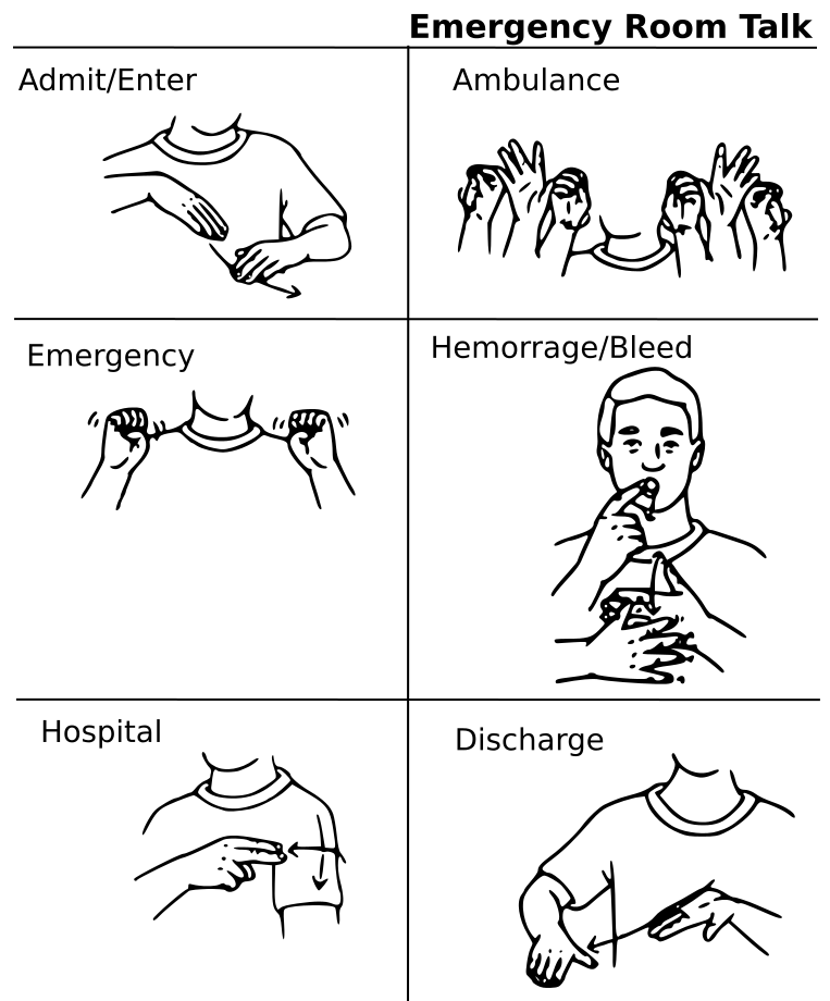 ASL Medical emergency