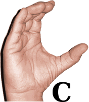 sign language photo C
