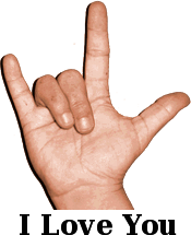 sign language photo I Love You
