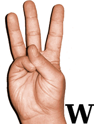 sign language photo W
