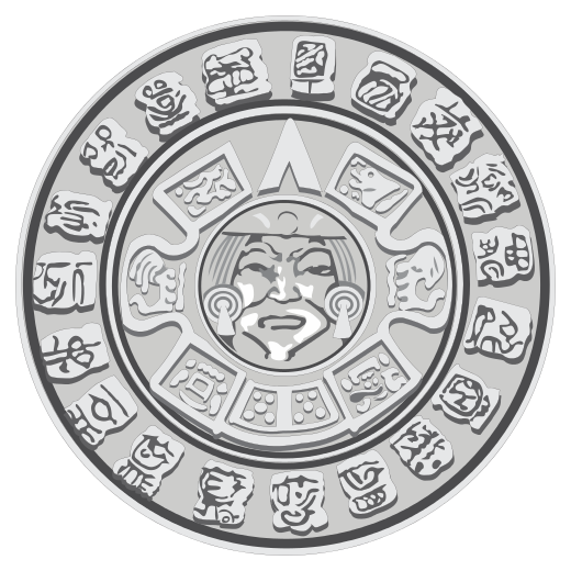 Mayan calendar clipart