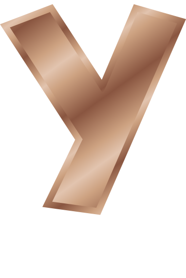 bronze letter capitol Y