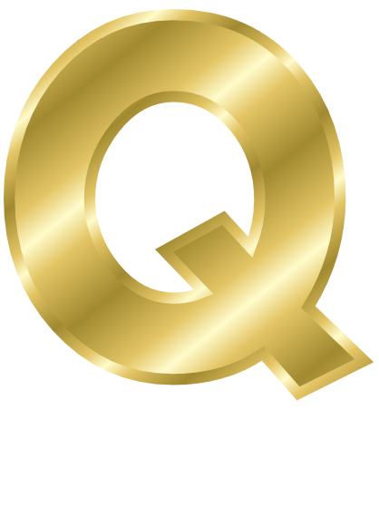 gold letter capitol Q