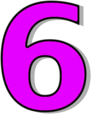 number 6 purple