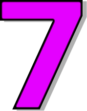 number 7 purple