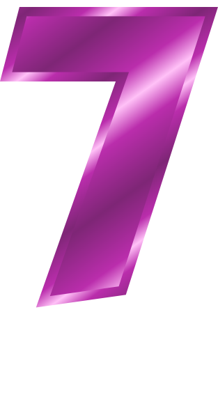 purple metal number 7