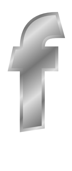 silver letter f