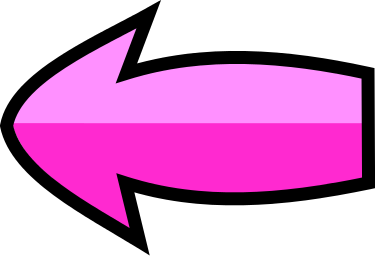 arrow bulging left pink