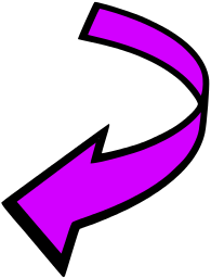arrow curved attention purple