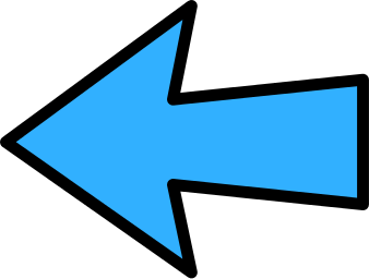 arrow outline blue left
