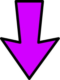 arrow outline purple down