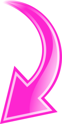 arrow curved pink down