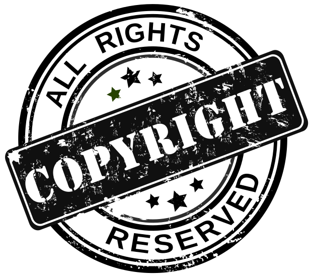 copyright rubber stamp