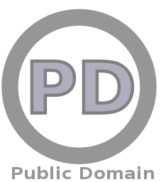 public domain icon gray