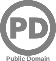 public domain symbol w label gray