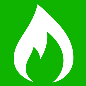fire icon green