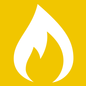 fire icon yellow